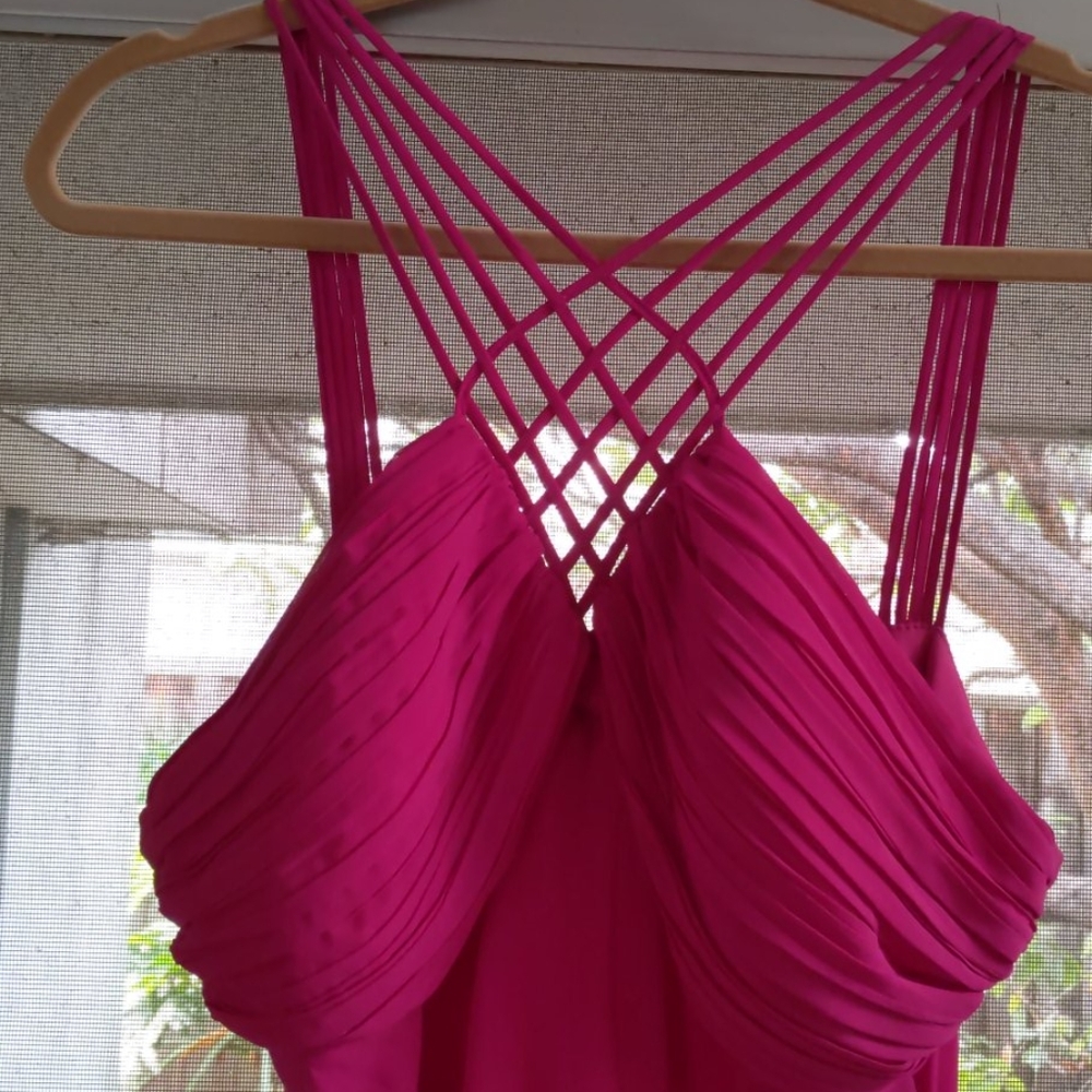Fusia evening gown